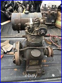 Vintage Rare Antique Nelson Brothers 1/2 Hp Ohv Engine Motor Hit & Miss