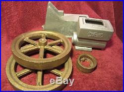 Vintage Sears Economy Model Gas Engine Casting Kit Parts Hit Miss Brass Flywheel