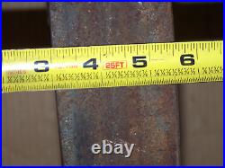 Vintage steampunk Line Shaft Hit-Miss Gas Engine Flat Belt Pulley 16 x 2-1/2