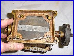 Vtg Antique Angola Friction Drive Magneto Hit Miss Gas Engine Electric Motor