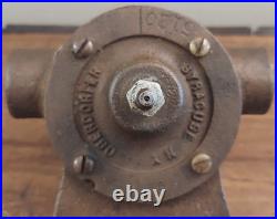 Vtg OBERDORFER Brass Body Pump Hit and Miss Old Gas Engine 5120 5147 Syracuse NY