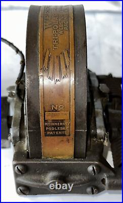 WEBSTER L Low Tension Magneto Hit Miss Gas Engine AS IS PARTS ONLY