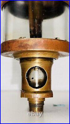 WH WILKINSON Brass Cylinder OILER Hit Miss Engine Antique Steampunk