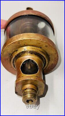 WH WILKINSON Brass Cylinder OILER Hit Miss Engine Antique Steampunk