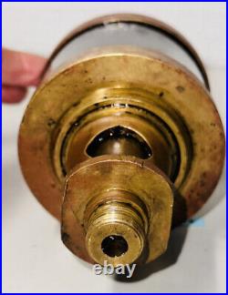 WH WILKINSON Brass Cylinder OILER Hit Miss Engine Antique Steampunk