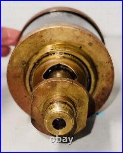 WH WILKINSON Brass Cylinder OILER Hit Miss Engine Antique Steampunk