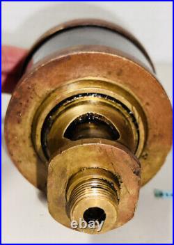 WH WILKINSON Brass Cylinder OILER Hit Miss Engine Antique Steampunk