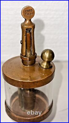 WH WILKINSON XW1 Brass OILER Hit Miss Engine Antique Steampunk