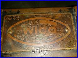 WICO EK Hit Miss Gas Engine Magneto Spark Plug Oiler Steam Tractor Mag HOT