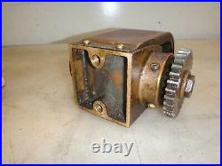 WIZARD Model 2S MAGNETO Serial No. 135908 Hit and Miss Gas Engine BRASS BODY HOT