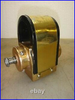 WIZARD Model 2S MAGNETO Serial No. 215756 Hit and Miss Gas Engine BRASS BODY HOT