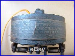 Webster Tri-Polar Oscillator Magneto Antique Hit & Miss Engine LOOK