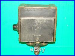 Wico magneto 1 cylinder antique gas engine brass tag ek hit and miss old motor