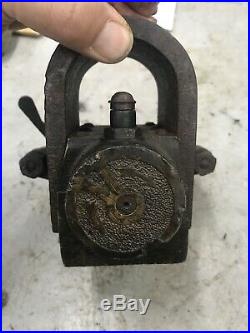 Wizard Brass Oscillating Antique Hit And Miss Gas Engine One Cylinder Magneto