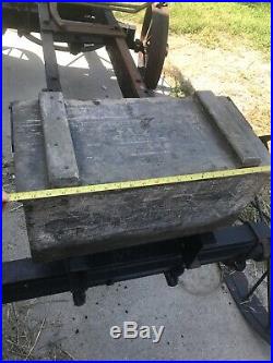 Wow Famous Original Antique Hit And Miss Gas Engine Battery Box 3HP Tank Cooled